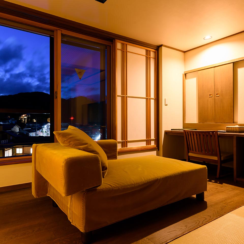 檜風呂付き ジュニアスイート和洋室